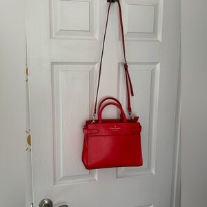 Kate Spade Staci Medium Ruby/Cherry Red Satchel